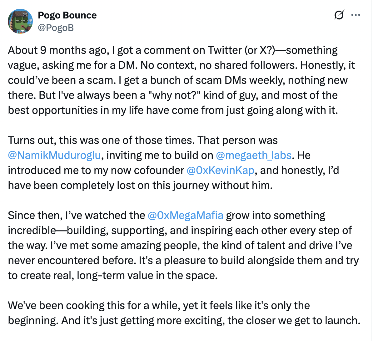 Megaeth的公售，一場沒有空投的文藝復興