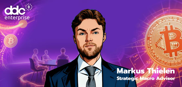 DDC Enterprise聘请宏观策略专家Markus Thielen，推进比特币财库战略