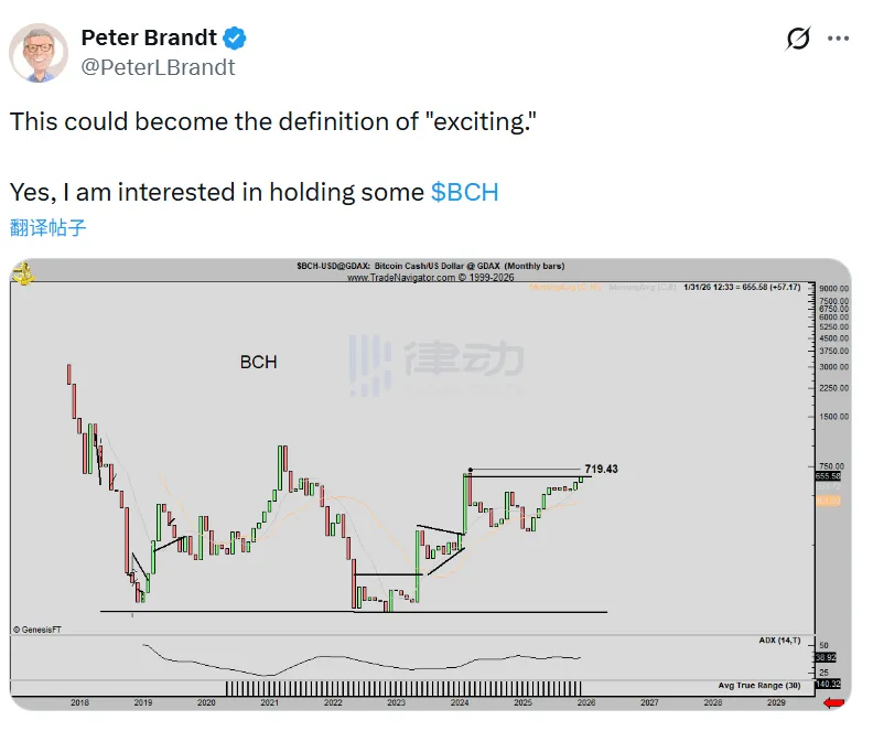 Peter Brandt Calls BCH Trade: it may define ‘exciting’ Peter Brandt Calls BCH Trade: it may define ‘exciting’