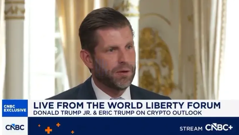 Eric Trump: Based on historical average annual growth rate of 70%, Bitcoin will reach $1 million Eric Trump: Based on historical average annual growth rate of 70%, Bitcoin will reach $1 million