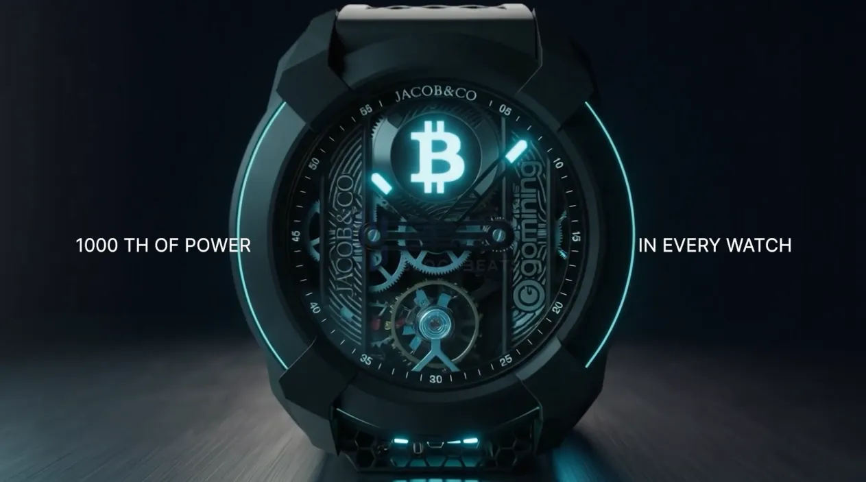 Luxury high-end jewelry and watch brand Jacob&Co. has launched a Bitcoin mining watch, limited to 100 pieces Luxury high-end jewelry and watch brand Jacob&Co. has launched a Bitcoin mining watch, limited to 100 pieces