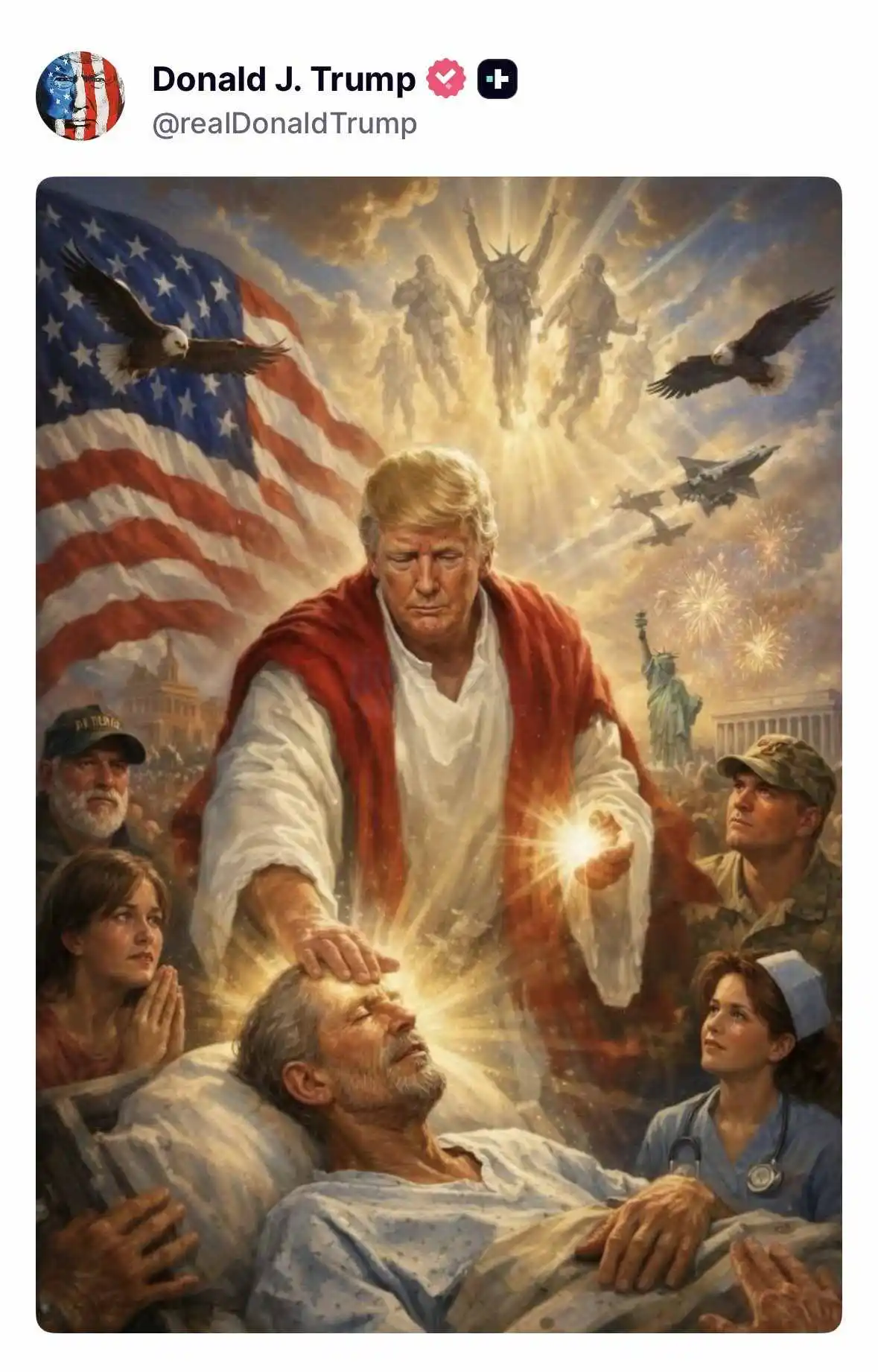 Trump Releases AI “Jesus Selfie,” Core Supporters Erupt in Fierce Protest Trump Releases AI “Jesus Selfie,” Core Supporters Erupt in Fierce Protest