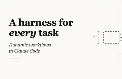 Claude Code presents a dynamic workflow: let AI learn to work on its own team