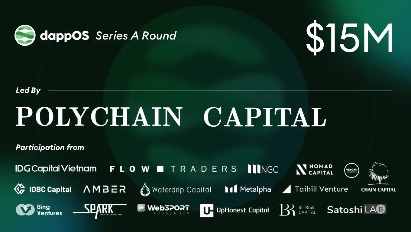 dappOS完成1530万美元A轮融资，Polychain领投- BlockBeats
