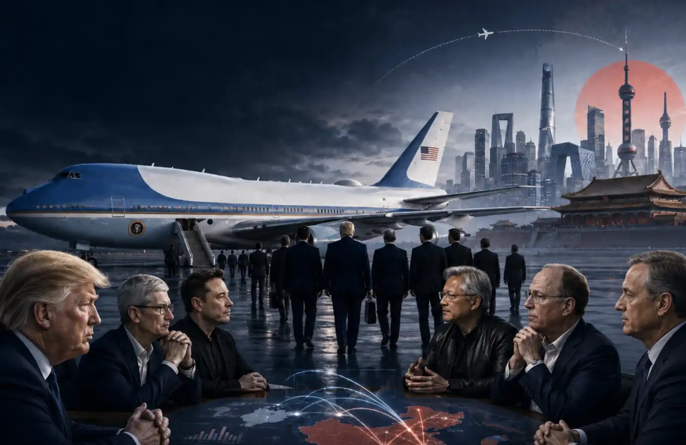 盤點空軍一號上的CEO們