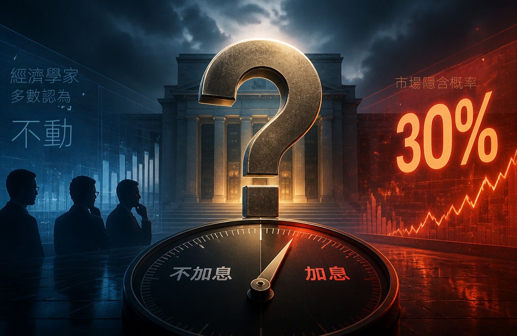 今晚加不加息：經濟學家說不動，市場給出了三成概率