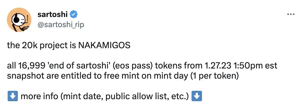 Nakamigos 走红背后：翻版加密朋克，与 mfers 创始人关系匪浅