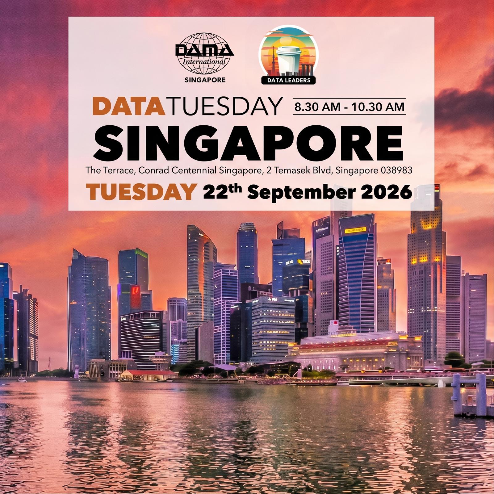 Data Tuesday Singapore #31 - The Role of Data in AI (DAMA Singapore collab)