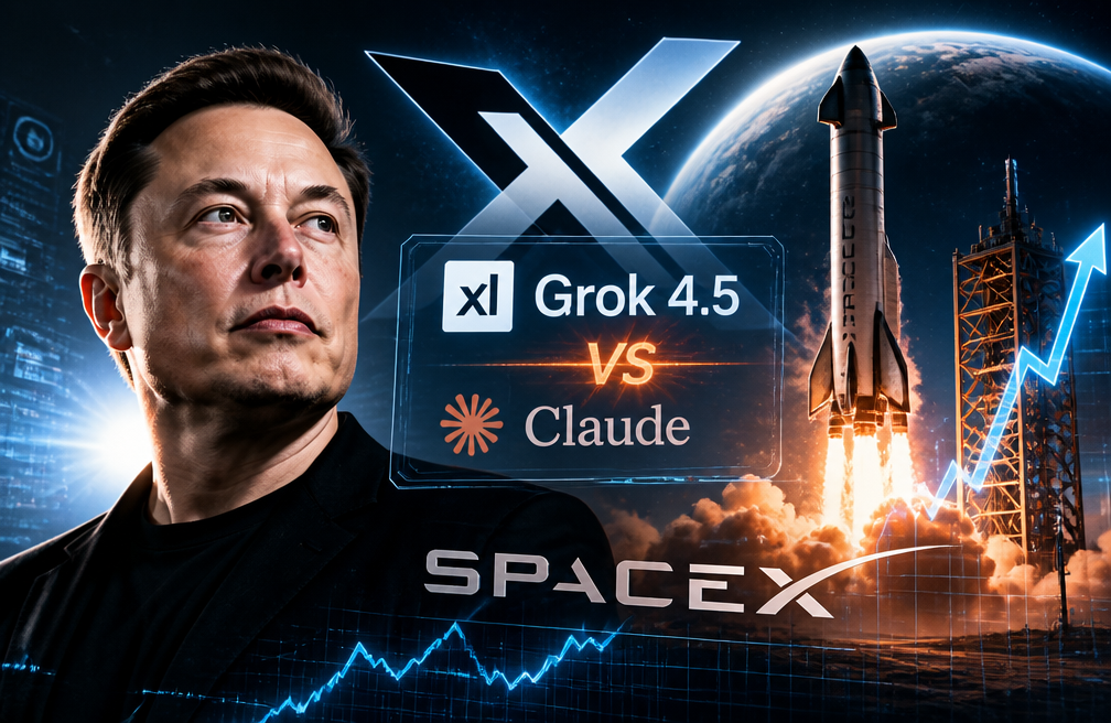 马斯克要打价格战，Grok 4.5 不赚钱也要打Claude，是SpaceX的利好吗？