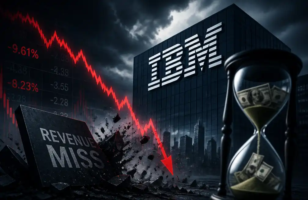 业绩不及预期带来IBM 史上最大单日暴跌，旧现金流还能稳多久？