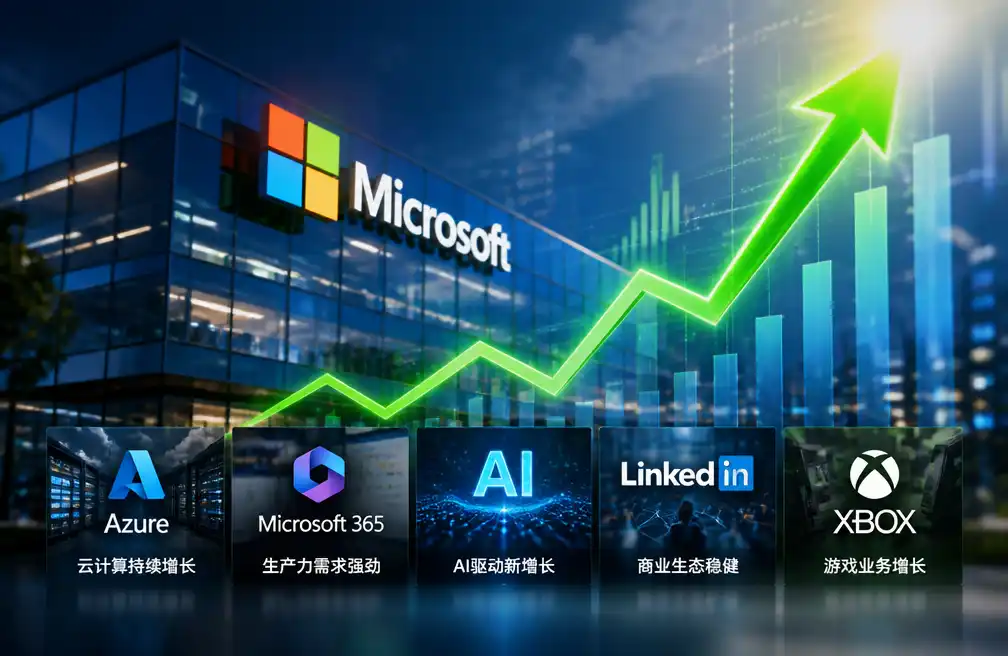 财报后唯一一家上涨的微软，靠什么支撑股价