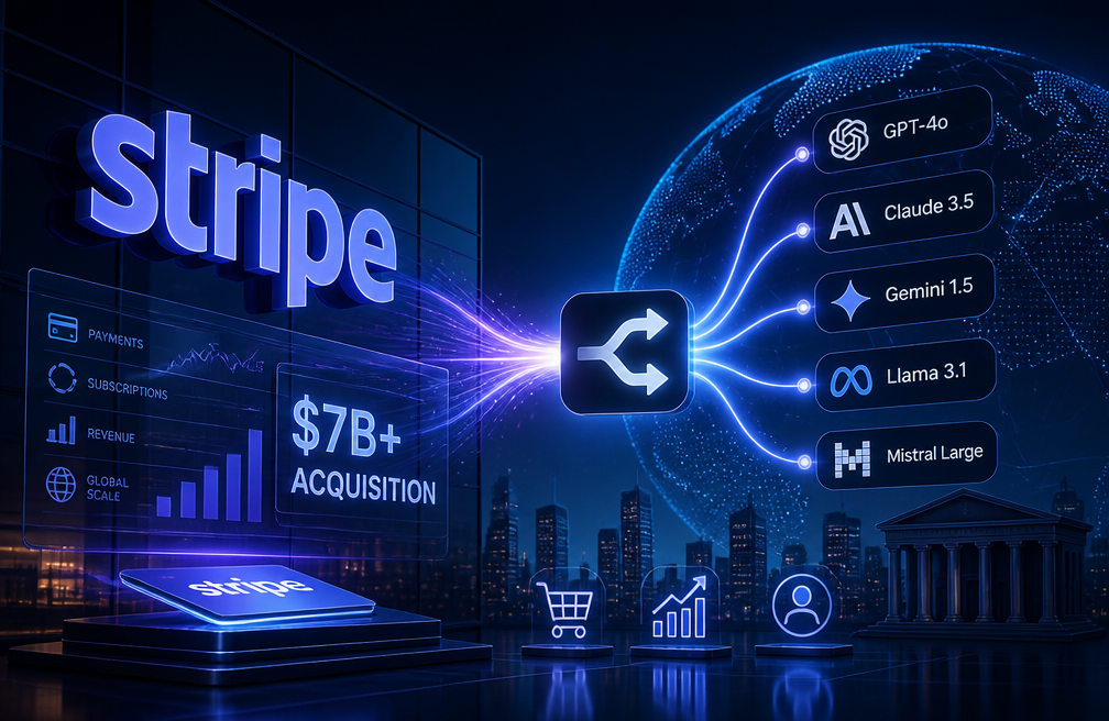 Stripe超70亿美元收购OpenRouter，Fintech巨头为何看上模型路由？